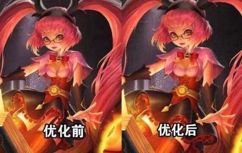 《王者荣耀》女英雄服装遭和谐  低胸变齐胸