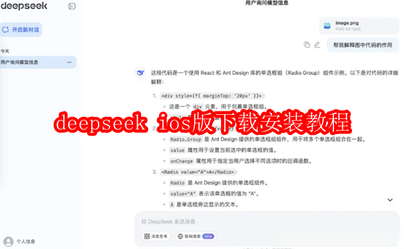 deepseek ios版下载安装教程