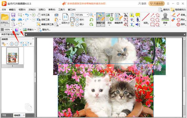 金舟PDF编辑器怎么插入图片