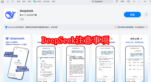 使用DeepSeek需要注意什么