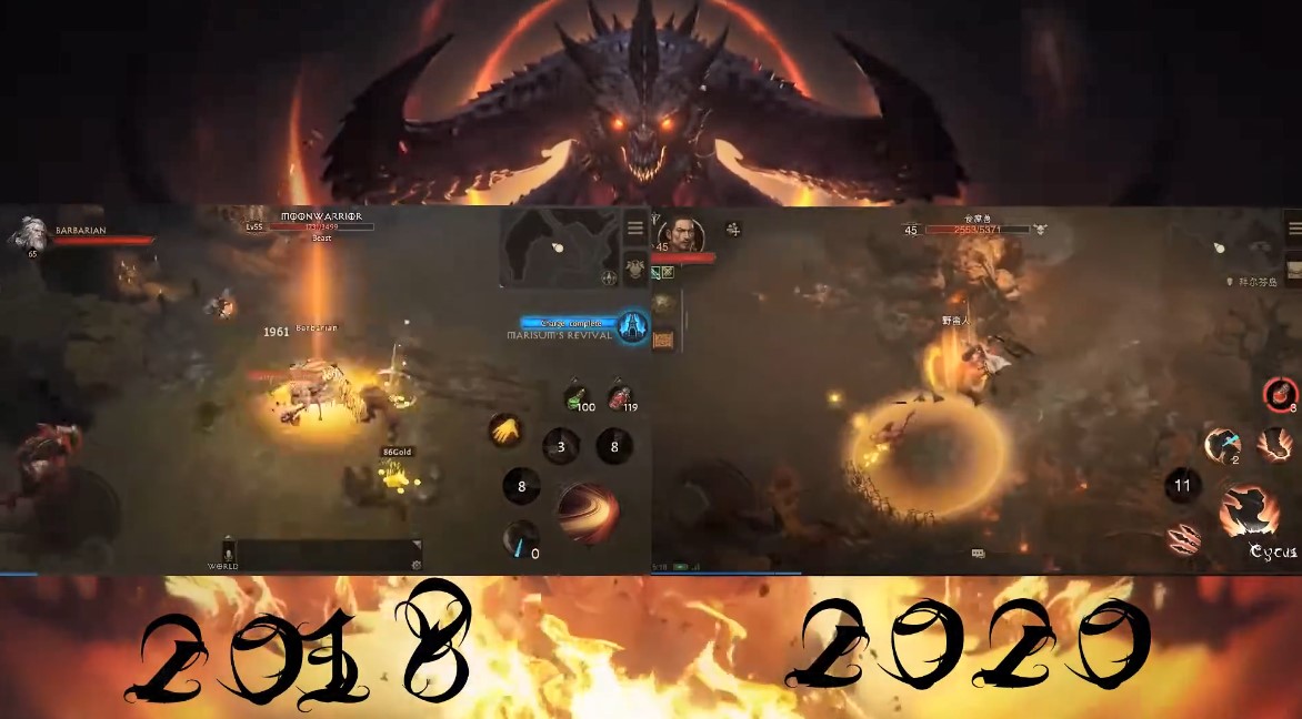 变化很大 《暗黑破坏神：不朽》2018 vs 2020预告、建模对比