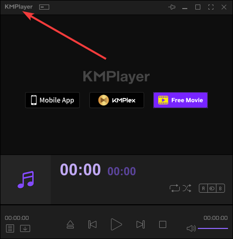 KMPlayer怎么播放本地视频