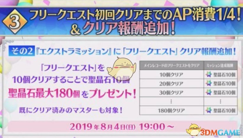 《Fate/Grand Order》日服4周年活动情报！ 卫星落地，福利更多