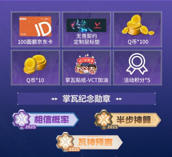 无畏契约2025曼谷大师赛观赛奖励一览