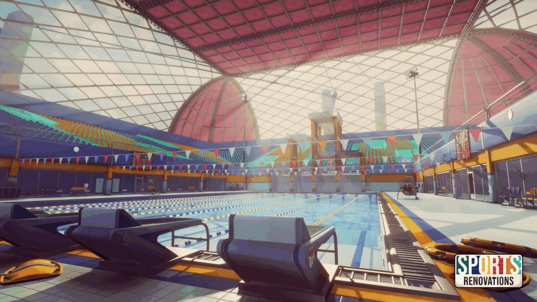 休闲体育场馆焕新模拟器《体育馆：翻新（Sports: Renovations）》现已登陆Steam！