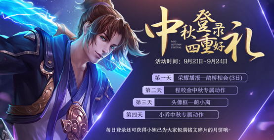 《王者荣耀》长城守卫军携多重好礼与您共庆中秋