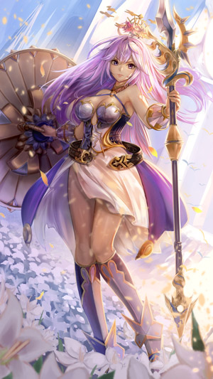 看脸党的福利 手游《天使荣耀》精美英雄原画曝光