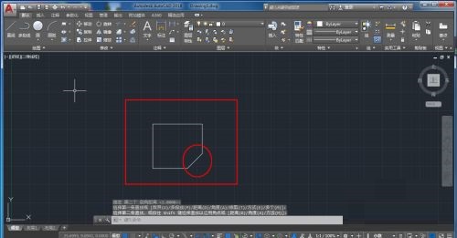 CAD2018如何给图形添加倒角