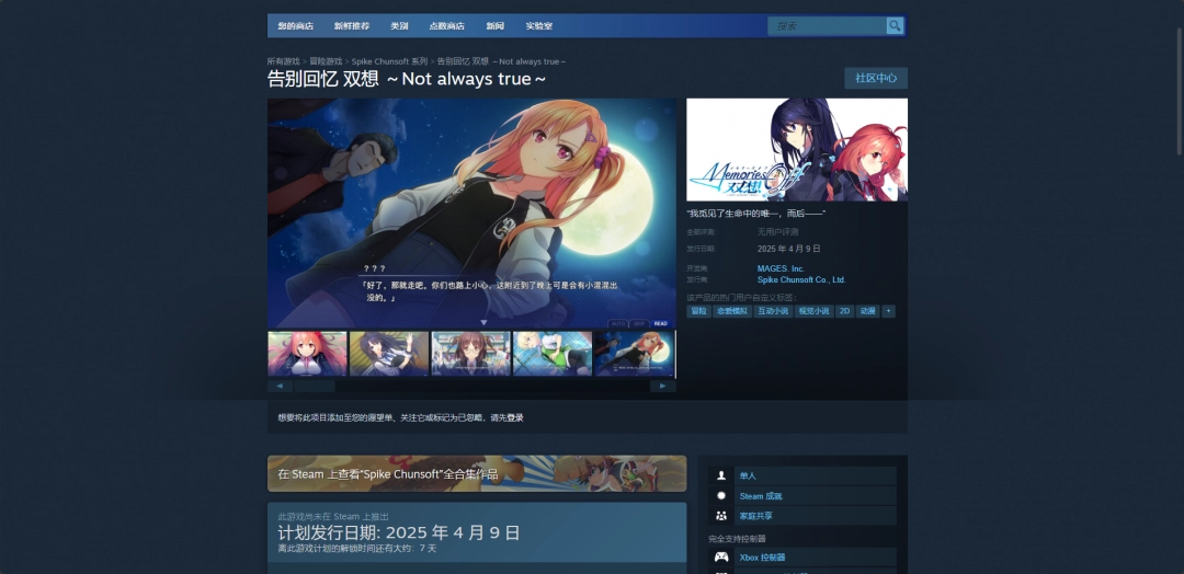 《告别回忆 双想》下载安装教程介绍